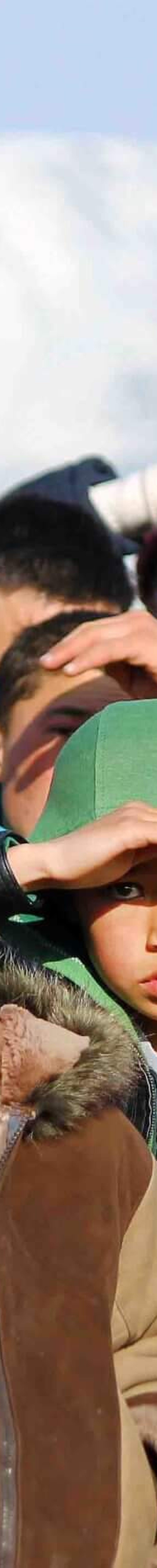 locals - spectators of Local Golden Eagle Festival Mongolia