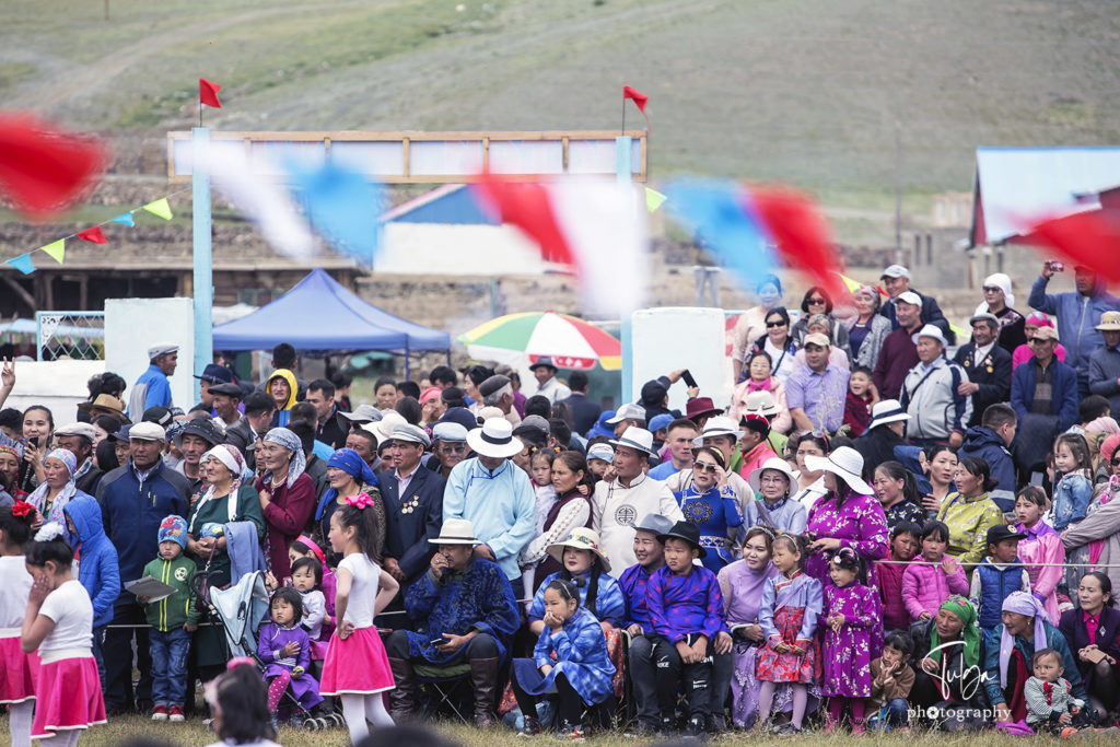Crowd at Naadam Festival