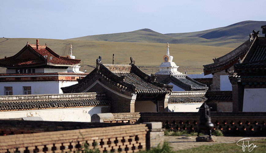 Karakorum Erdene zuu monastery from the inside