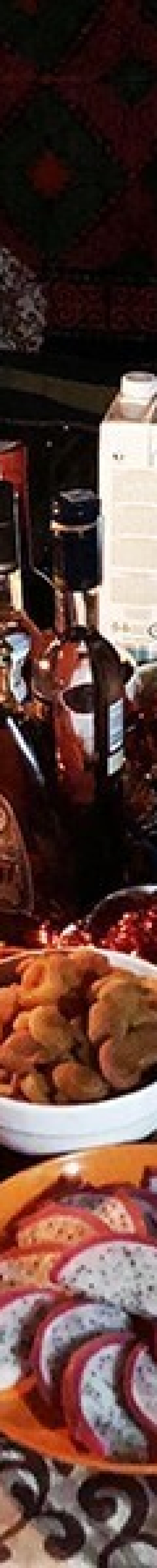 Food at local Golden Eagle Festival Mongolia