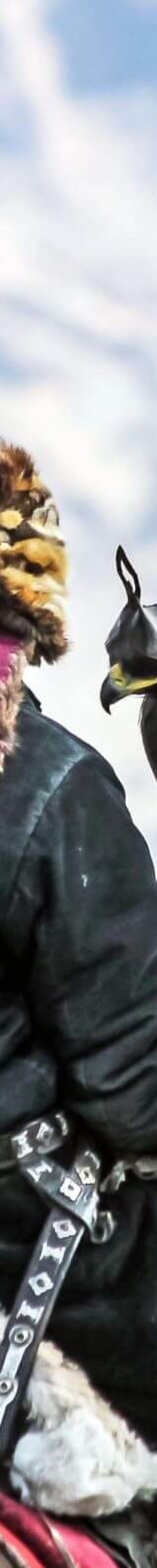 Local Golden Eagle Festival eagle hunters