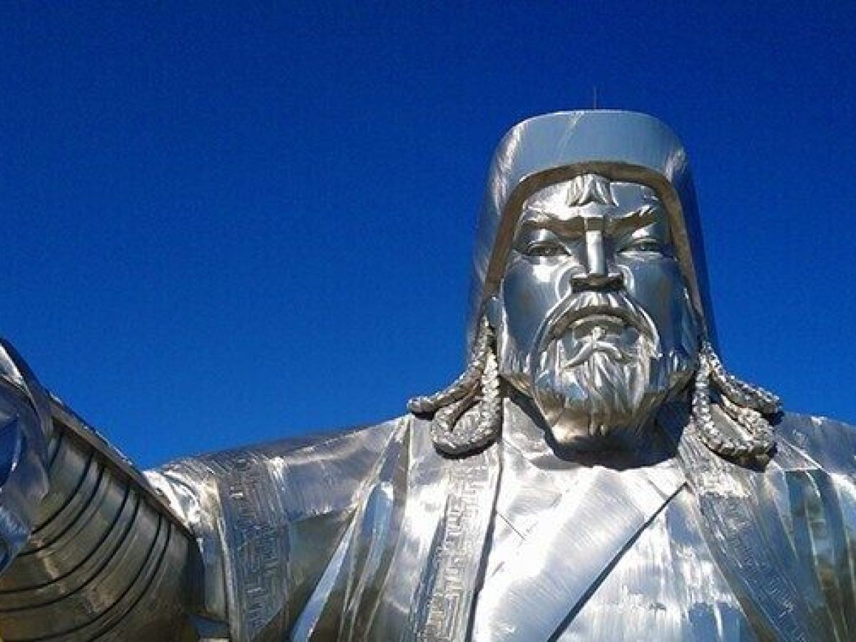 Genghis Khan Statue from horses head - Nomadic Trails