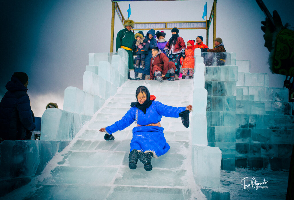 Slide Ice festival Mongolia