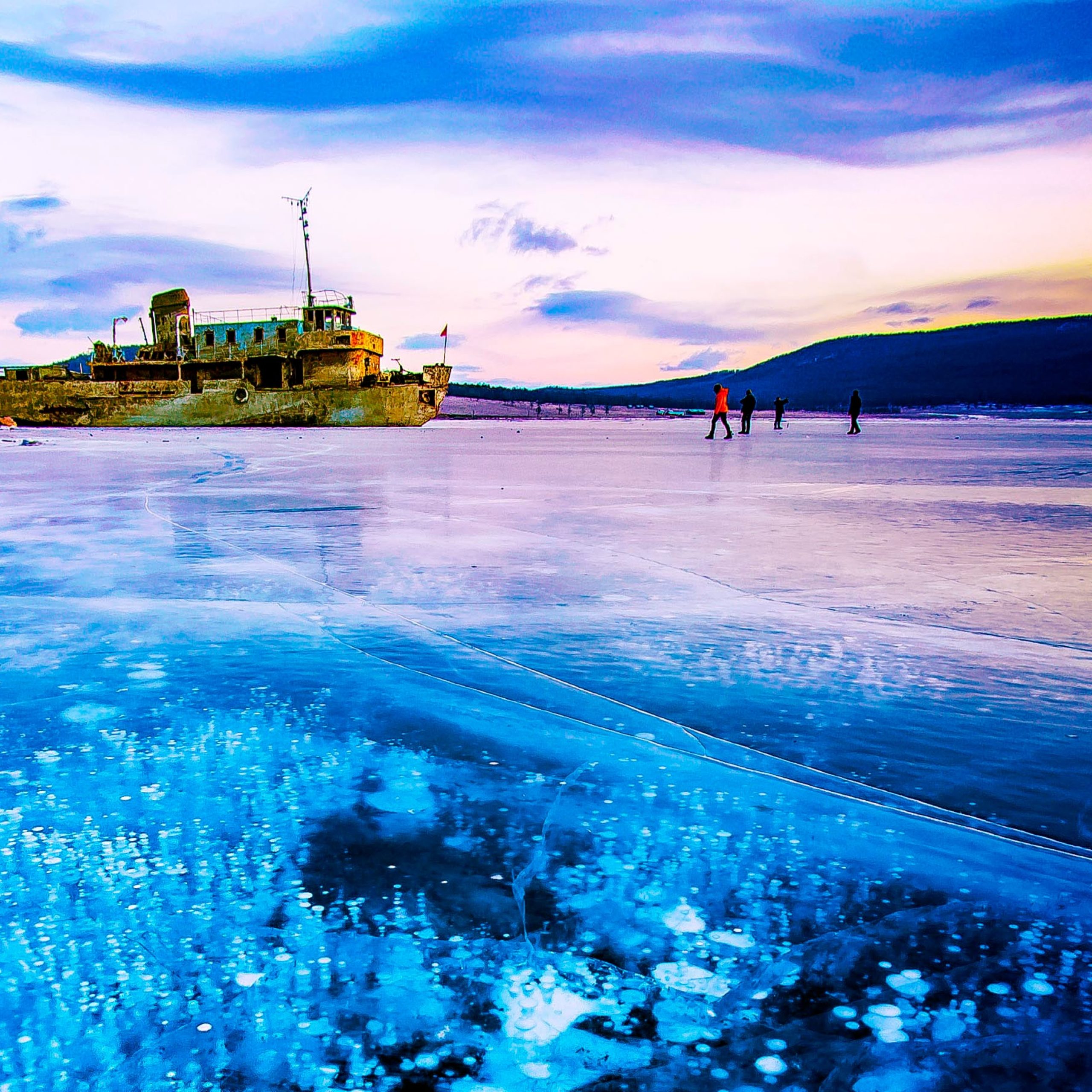 Day2. The Khuvsgul,  Frozen Lake